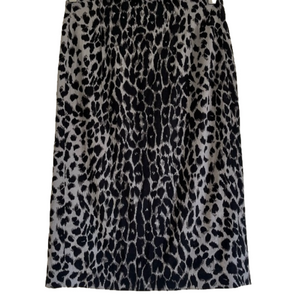 Express Pencil skirt design studio size 0 women’s leopard print black and gray